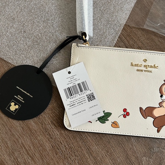 NWTKate Spade Chip and Dale Wristlet - Picture 2 of 6